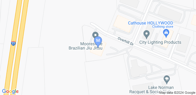 Map to Mooresville Brazilian Jiu Jitsu